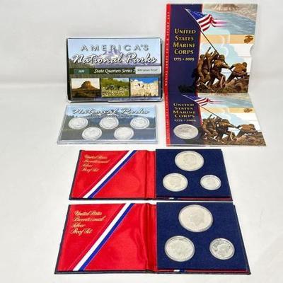 #776 â€¢ (4) United States Silver Coin Mint Sets
