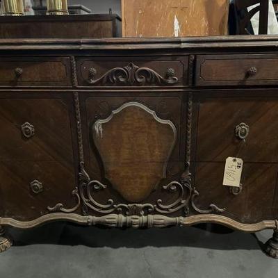 #5160 â€¢ vintage dresser with 3 small drawers and 2 big drawers
