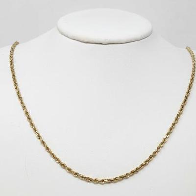 #429 â€¢ 10k Gold Chain Necklace, 14g
