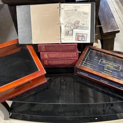 #5324 â€¢ Stamp Collection Albums & Coin Show Cases

