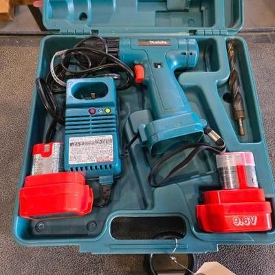 #4118 â€¢ Makita Drill and Two Tool Boxes
