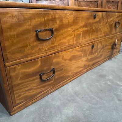 #5514 â€¢ 3 wood dressers that stack together
