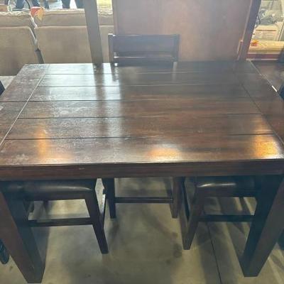 #5068 â€¢ dining room table with 3 chairs
