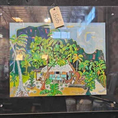 #6568 â€¢ T. Rosine Musson Bora Bora Art 10/76

