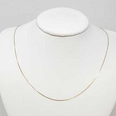 #394 â€¢ 14k Gold Chain Necklace 1.35g
