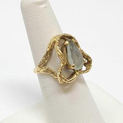 #386 â€¢ 14k Gold Ring with Stone, 6.72g
