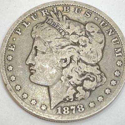 #600 â€¢ 1878 Morgan Silver Dollar

