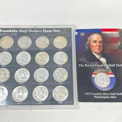 #770 â€¢ 1948-1963 Franklin Half Dollar Date Set
