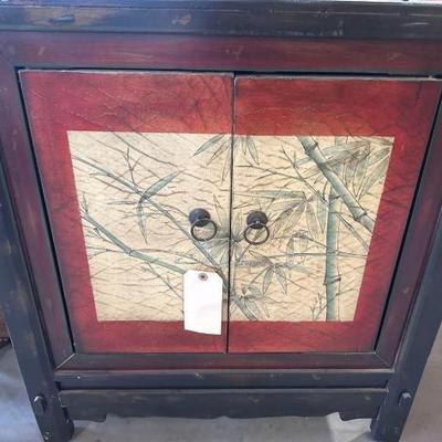 #5062 â€¢ Painted Black Cabinet
