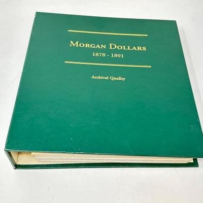 #578 â€¢ 1878-1891 Morgan Silver Dollars Album Set
