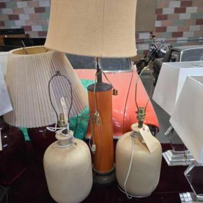 #6064 â€¢ (3) Lamps
