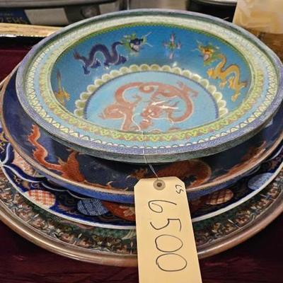 #6500 â€¢ Metal and Ceramic Bowls and Plates
