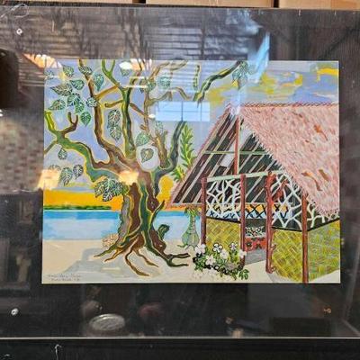 #6570 â€¢ T. Rosine Musson Bora Bora Art 9/76
