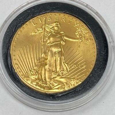 #500 â€¢ 2012 $50 Liberty American Eagle Gold Coin

