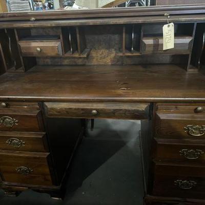 #5124 â€¢ vintage roll top desk
