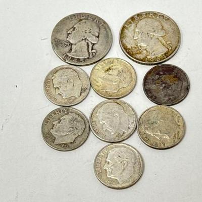 #782 â€¢ (9) Silver Coins 30g
