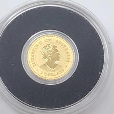 #516 • 0.5grams Australian Kangaroo Miniature Gold Coin
