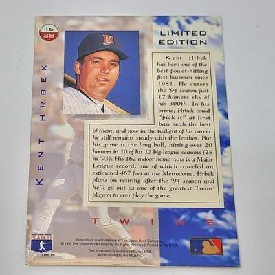 #1082 â€¢ Kent Hrbek Baseball Card
