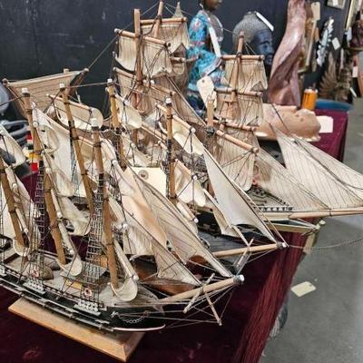 #6506 â€¢ 3 Model Ships
