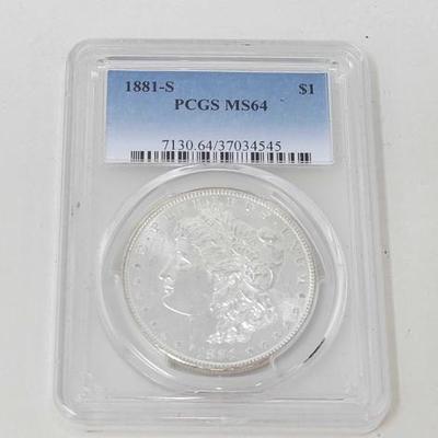 #582 â€¢ 1881 Morgan Silver Dollar
