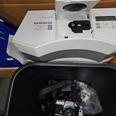 #6232 â€¢ Bose Accoustic Wave and Nikkormat Camera
