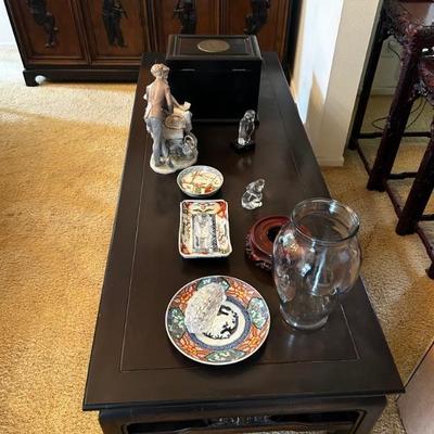 Asian long coffee table 