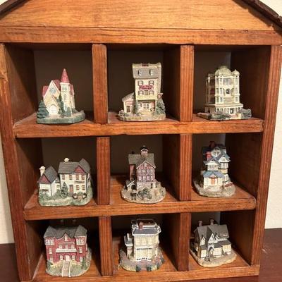 Architectural Miniatures â€¢ $45 (set of nine with display) 