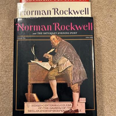 Norman Rockwell Books â€¢ $9 each