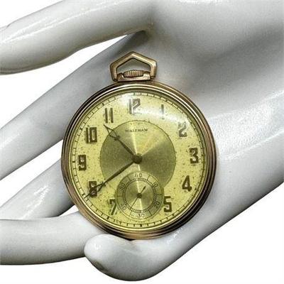 Lot 017-077   0 Bid(s)
Vintage Waltham 10K Gold Filled Pocket Watch