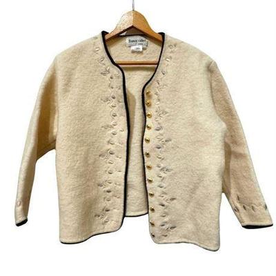 Lot 099-110   0 Bid(s)
Vintage Franco Valeri Wool Button Up Cream Sweater
