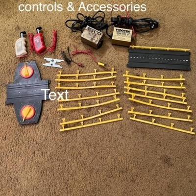 Tyco Slot car power controls and Accessories