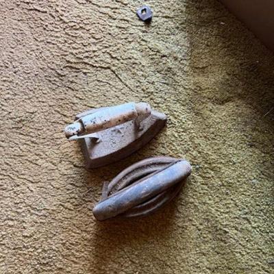Antique sander and Iron

