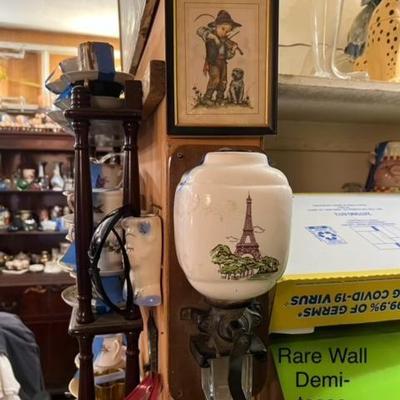 Vintage RARE Wall Demi- Tasse Coffee Grinder $17
It Works!