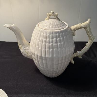 Belleek coffee pot