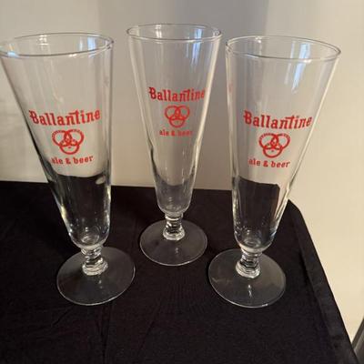 Ballantine Pilsner  glasses