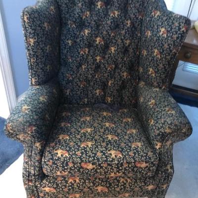 wingback chair $110
2 available