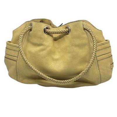 Lot 288  
Cole Haan Yellow Leather Hand Bag