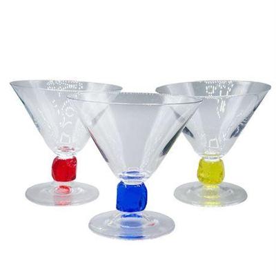 Lot 256   
Vintage Swedish-Inspired Martini with Colored Ball Stem