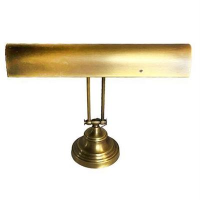 Lot 42   
Vintage Brass Desk Lamp