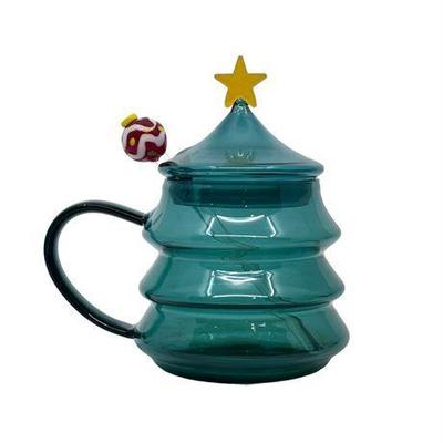 Lot 166  
Anthropology Frosty Green Tree Cup with Lid and Stirrer
