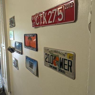 license plate collection 
