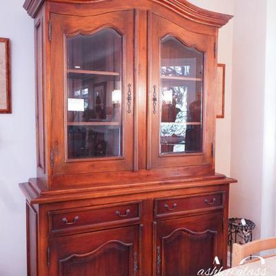 Large China Cabinet (95â€ h x 62â€ w x 21â€d)