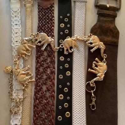 Variety of belts 