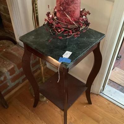 $20 marble top table 