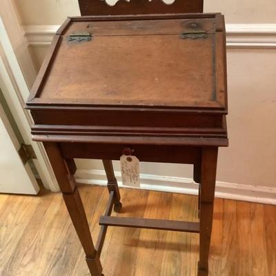 $140 Pulpit type desk 