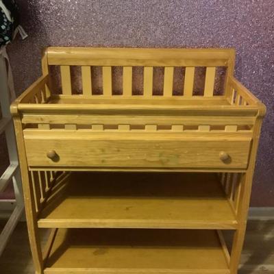 $75 Changing table