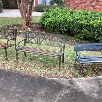 Outdoor benches