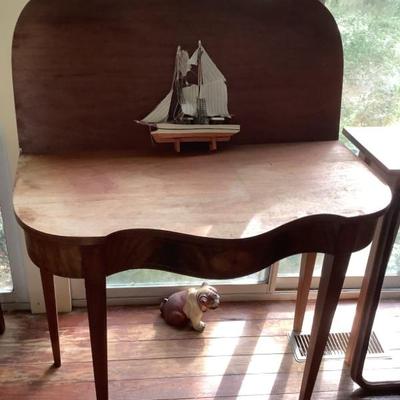 $89 Wooden card table 