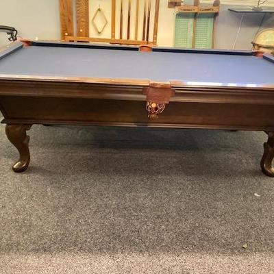 Olhausen 30th Anniversary Accu-Fast Cushions 8 Ft Professional Size Pool Table
