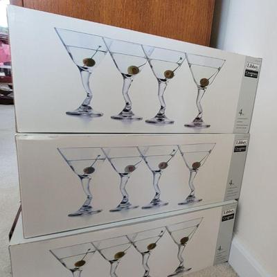 Libby martini glasses